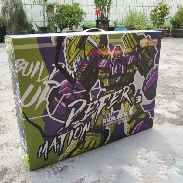 Jinbao Green GT Upscaled Devastator - 6-in-1 Combined Vehicle Robot Model Transformers-Style Toy