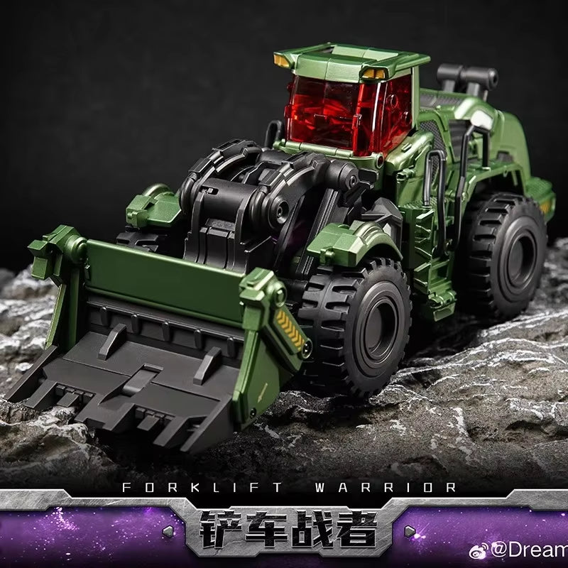 Children's Toy DST02-001 Forklift Warrior Combination Transformation Toy Robot Engineering Vehicle