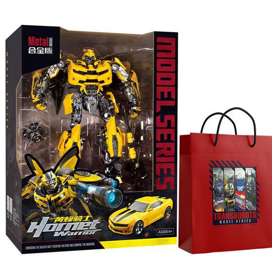 8888A Transformable Toy Robot - Enlarged Alloy Edition MPM03 Bumblebee Movie Car Model Action Figure