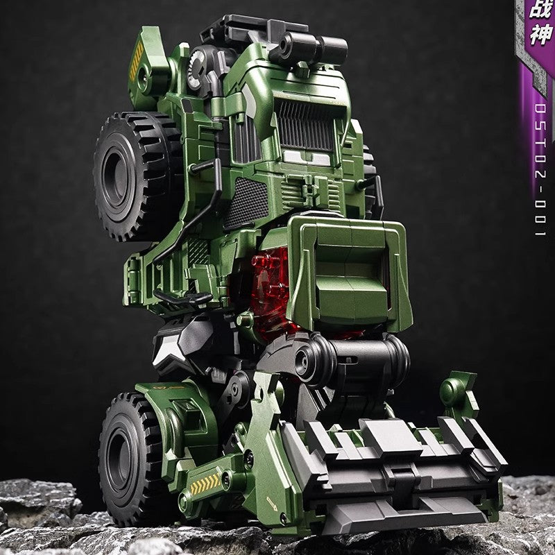 DST02-001 Forklift Warrior Mighty God Combined Transforming Robot Toy for Kids Action Figure