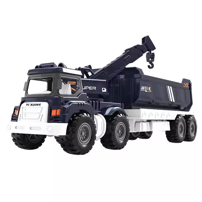Engineering Inertial Alloy Model Excavator/Crane/Truck/Tanker/Watering Truck Children's Toys