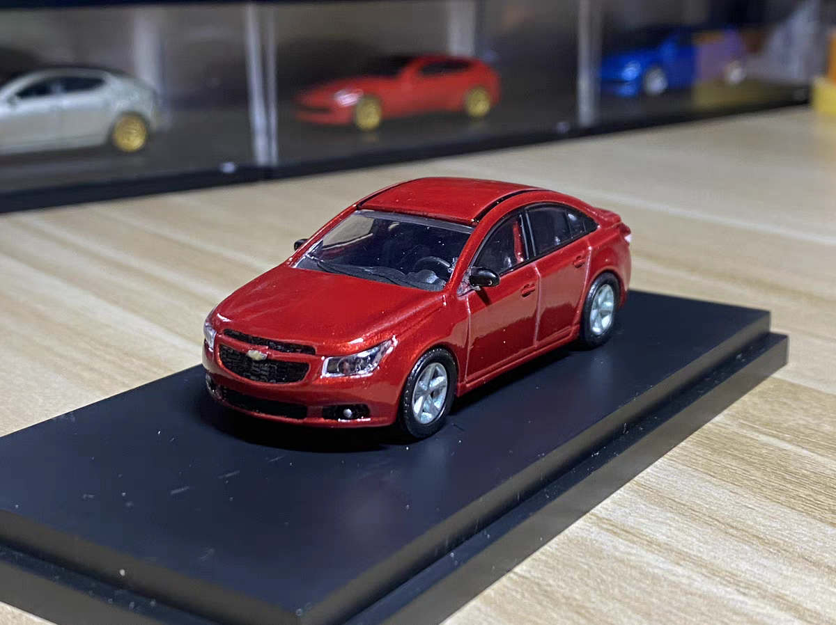 Chevrolet Cruze 2011 Red 1:64, Customizable Color Model Car