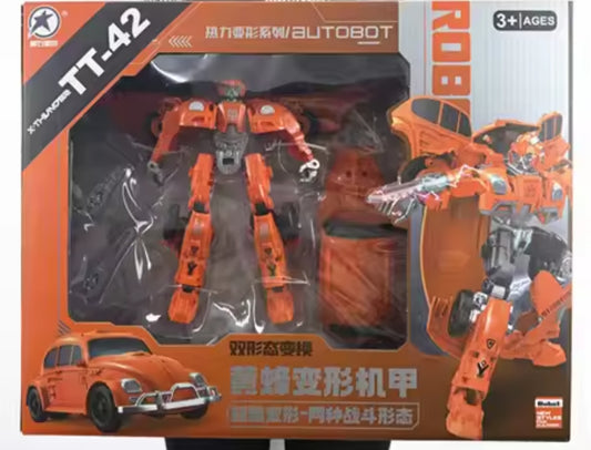 Children's toy transformation robot car figurine model ornament